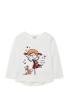 Knit T-Shirt White Boboli