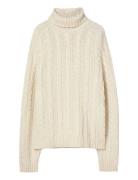 Fisherman Cable Sweater Cream Lexington Clothing