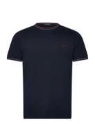 Twin Tipped T-Shirt Navy Fred Perry