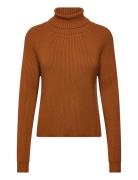 Ava Knit Turtleneck Brown Minus