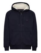 Teddy Lined Hdd Zip Through Navy Tommy Hilfiger