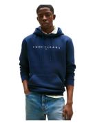 Tjm Reg Linear Logo Hoodie Ext Navy Tommy Jeans
