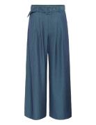 Vittamw High Wide Pant Blue My Essential Wardrobe