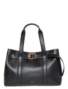 Buckle Medium Tote Black Calvin Klein
