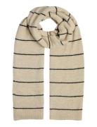 Pcnorma Long Stripe Scarf Bc Cream Pieces