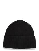 Wool Rib Hat Black Filippa K