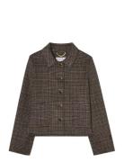Mathilde Checked Jacket Brown BUSNEL