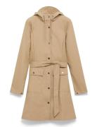 Curve Jacket Beige Rains