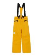 Ski Pants W. Pockets Yellow Color Kids