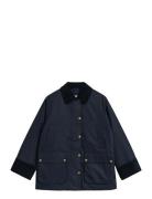 Waxed Cotton Double Decker Jacket Navy GANT