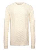 Organic Cotton Cable Knit - Regener Cream Knowledge Cotton Apparel