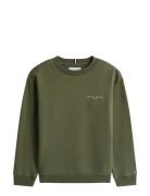 Mini Corp C-Neck Sweatshirt Khaki Tommy Hilfiger