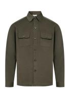 Bs Onier Overshirt Shirt Khaki Bruun & Stengade