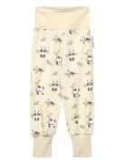 Bamboo Baby Pants Beige Panda Cream Geggamoja