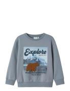 Nmmoran Ls Nreg Sweat Bru Box Blue Name It