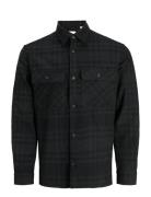 Jprrayle Melange Check L/S Overshirt Sn Black Jack & J S