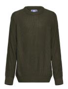 Jjroy Knit Crew Neck Aw25 Jnr Khaki Jack & J S