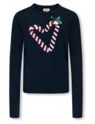 Kogxmas Shine Ls Ck Box Knt Navy Kids Only