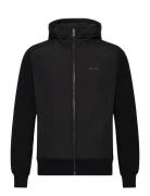 Alloy Zip Through Hoodie Black Black Belstaff