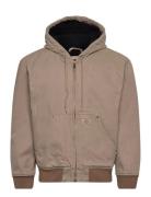 M Hilham Hooded Canvas Jacket Beige Dickies
