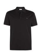 Smooth Cotton Slim Polo Black Calvin Klein