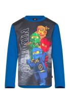 Lwtaffy 620 - T-Shirt L/S Blue LEGO Kidswear