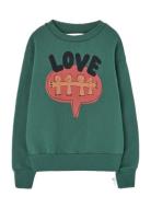 Love Freen Bear Sweatshirt Green THE ANIMALS OBSERVATORY