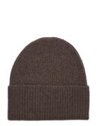 Fold Rib Cap Brown Davida Cashmere