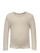 Kmgtrinny Life Sld Ls Ck Top Jrs Noos Cream Kids Only