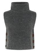 Crstarfi Short Knit Slipover Grey Cream