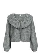 Objdenisi L/S Lo Knit Cardigan Noos Grey Object