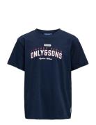 Osjlenny Life Reg Vintage Tee Jrs Noos Navy ONLY & SONS
