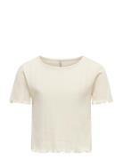 Kogcarlotta Life S/S Top Jrs Noos Cream Kids Only