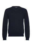 Lambswool V Neck Navy Hackett London