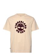 Holiday Front Graphic Ss Tee Beige Timberland