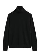 Extrafine Merino Wool Turtleneck Black GANT