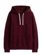 Ess Seasonal Fleece Hoody Burgundy Tommy Hilfiger