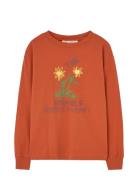 Flowers Red Dof Lonf Sleeve T-Shirt Orange THE ANIMALS OBSERVATORY