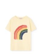 Rainbow Rooster T-Shirt Yellow THE ANIMALS OBSERVATORY