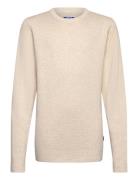 Jprblamilano Stitch Knit Crew Neck Jnr Cream Jack & J S
