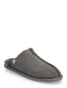 Hlbrisbane Shearling Slippers Grey Enkel Studio