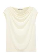Rwbiarritz Ss Waterfall T-Shirt Beige Rosemunde