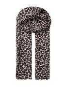 Leopa Woo Scarf Grey Becksöndergaard