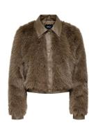 Onlyumi Life Faux Fur Jacket Otw Brown ONLY