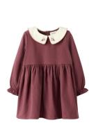 Nmfrebel Ls Dress Solid Lil Burgundy Lil'Atelier