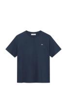 Wwessential Sami Tshirt Navy WOOD WOOD