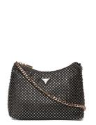 Zalina Top Zip Shoulder Bag Black GUESS