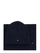 Th Flag Beanie & Scarf Gp Navy Tommy Hilfiger