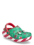 Mickey Xmas Lined Cls Clg K Green Crocs