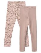 2 Leggings Jules Pink Wheat